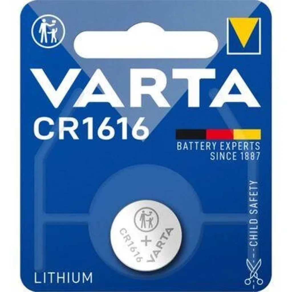Батарейка Varta літієва CR1616 блістер, 1шт, 06616101401 UA