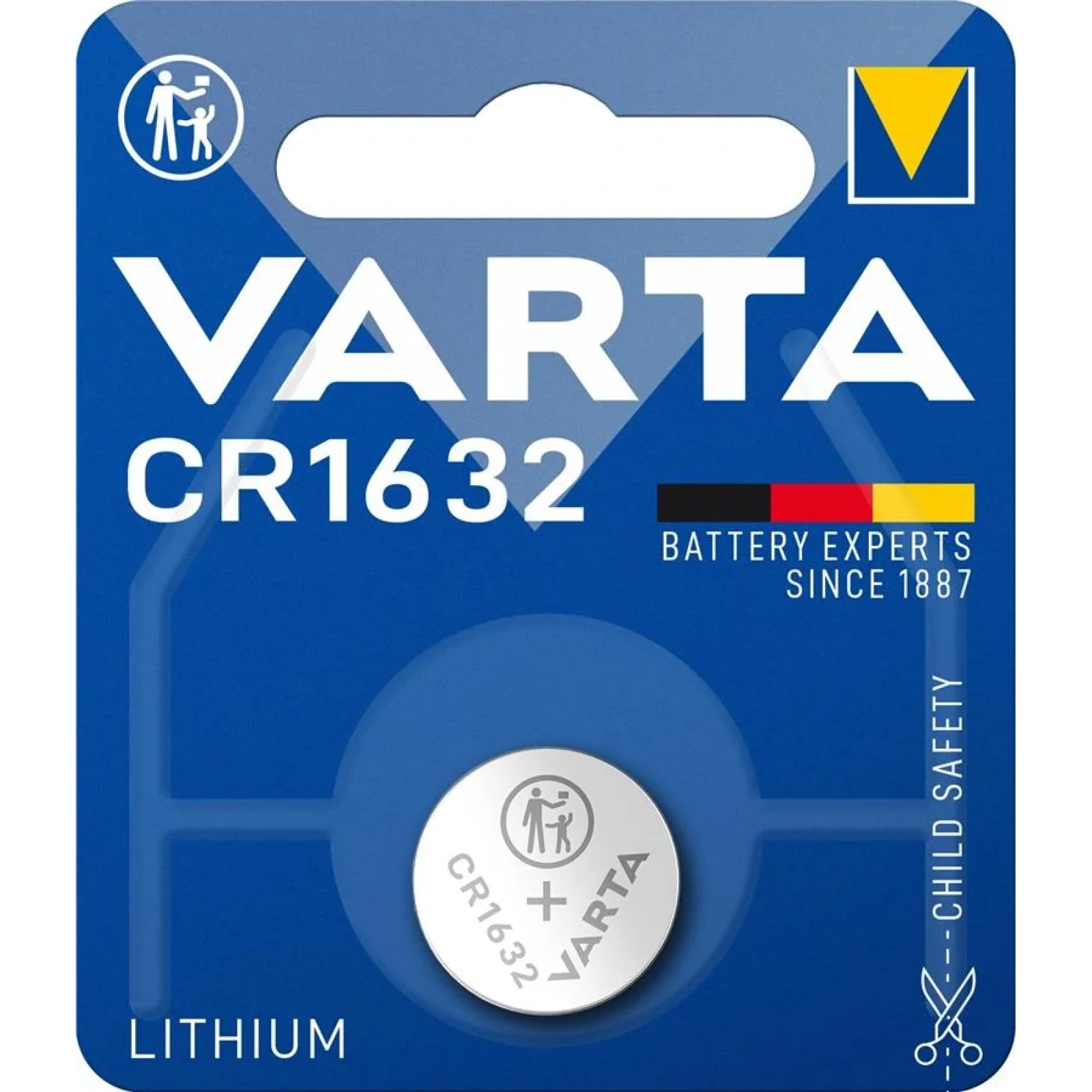Батарейка VARTA CR 1632 BLI 1 LITHIUM, 06632101401
