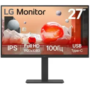 Монітор LG 27" 27BA650-B 2хHDMI, DP, USB-C, MM, IPS, 100Hz, sRGB 99%, Pivot UA