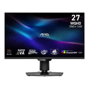 Монітор MSI 27" MAG 274QPF X30MV 2xHDMI, DP, Audio, miniLED, 2560x1440, 300Hz, 0.5ms, DCI-P3 97%, AdaptiveSync, Pivot, HDR1000 (9S6-3CF09H-001) UA
