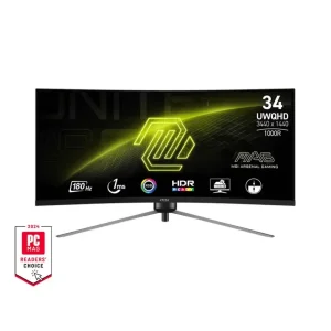 Монітор MSI 34" MAG 345CQR (9S6-3DD14H-002, 9S6-3DD14H-021) UA