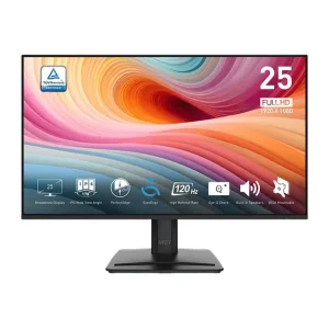 Монитор MSI 24.5" PRO MP251-E2 D-Sub, HDMI, DP, MM, IPS, 120Hz, sRGB 99%, AdaptiveSync (9S6-3PD2CM-011) UA
