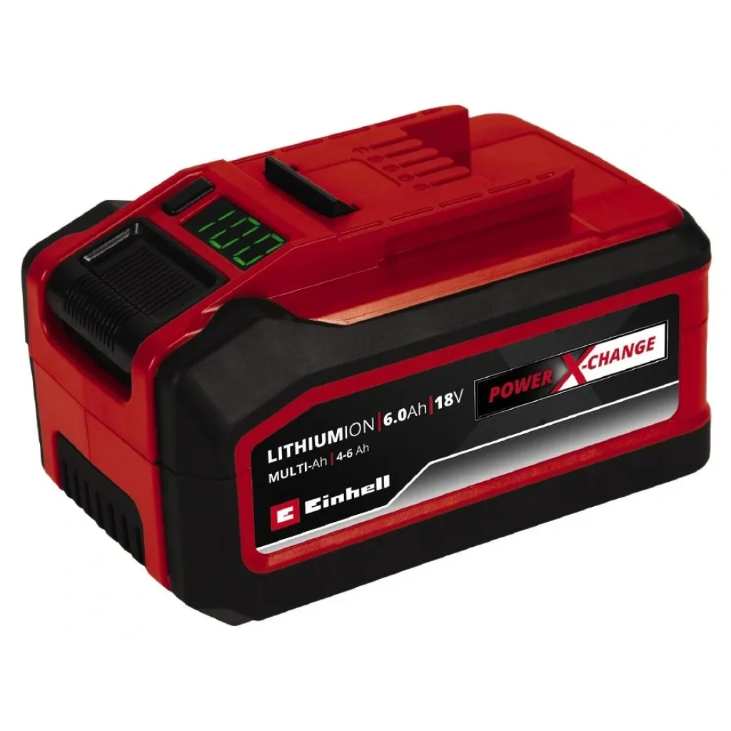 Акумулятор Einhell 18V 6.0Ah, PXC Plus, Multi-Ah (перемикач ємності), 1кг, 4511502 UA
