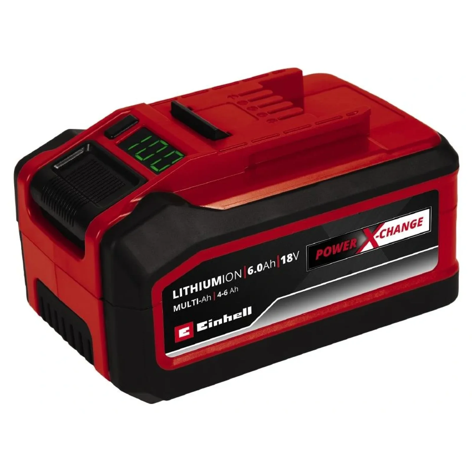 Акумулятор Einhell 18V 6.0Ah, PXC Plus, Multi-Ah (перемикач ємності), 1кг, 4511502 UA