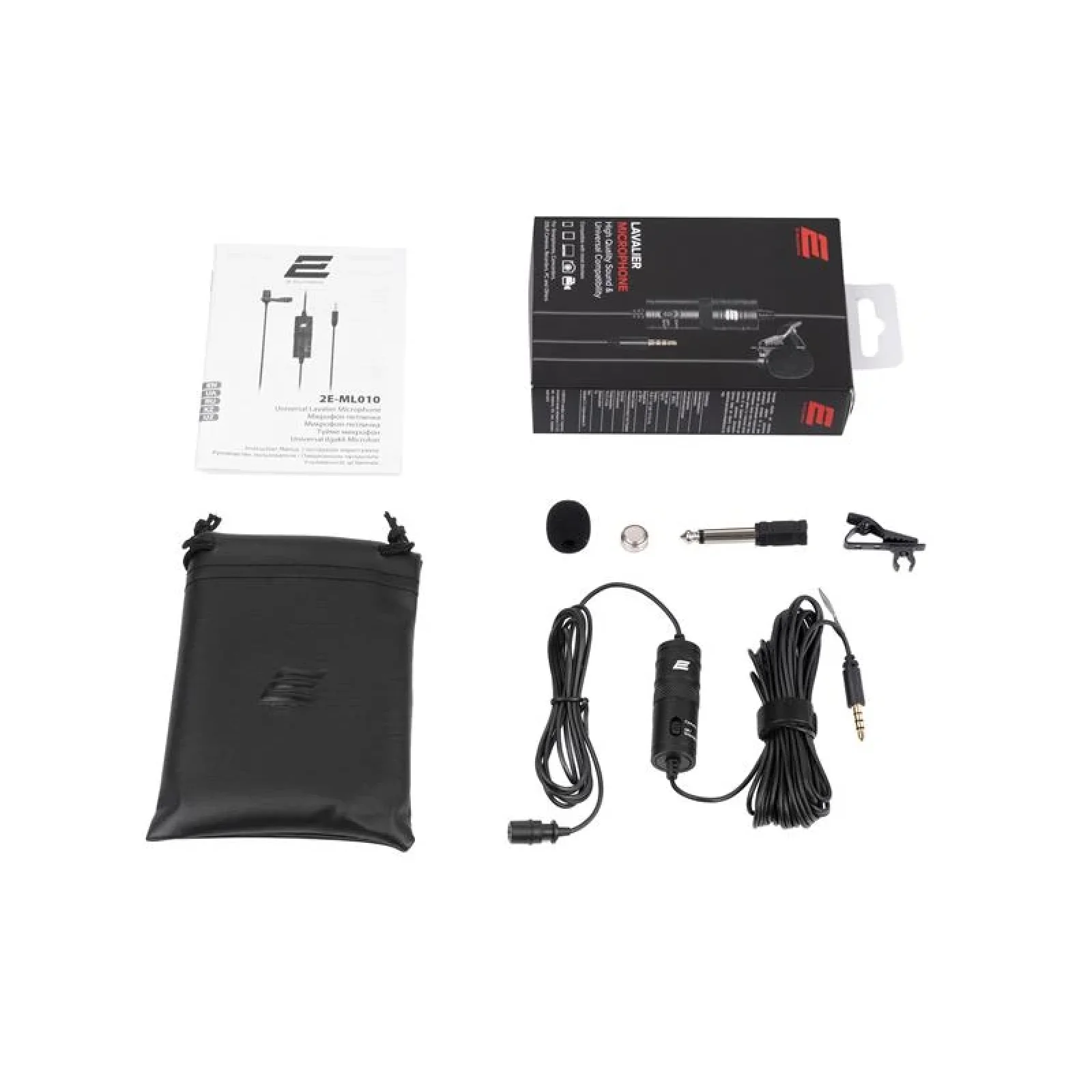 Микрофон-петличка Maono by 2Е ML010 3.5mm, 2E-ML010 UA