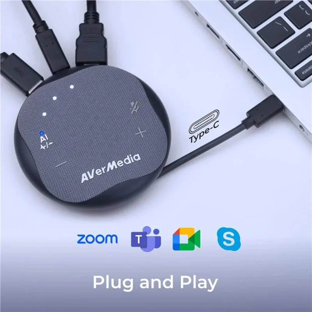 Спікерфон AverMedia Pocket Speakerphone Hub AS315, 61AS315000AE UA