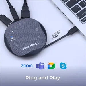 Спікерфон AverMedia Pocket Speakerphone Hub AS315, 61AS315000AE UA