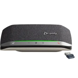Спікерфон Poly Sync 20+ з адаптером BT700, сертифікат Microsoft Teams, USB-A, Bluetooth, сірий, 772C6AA UA
