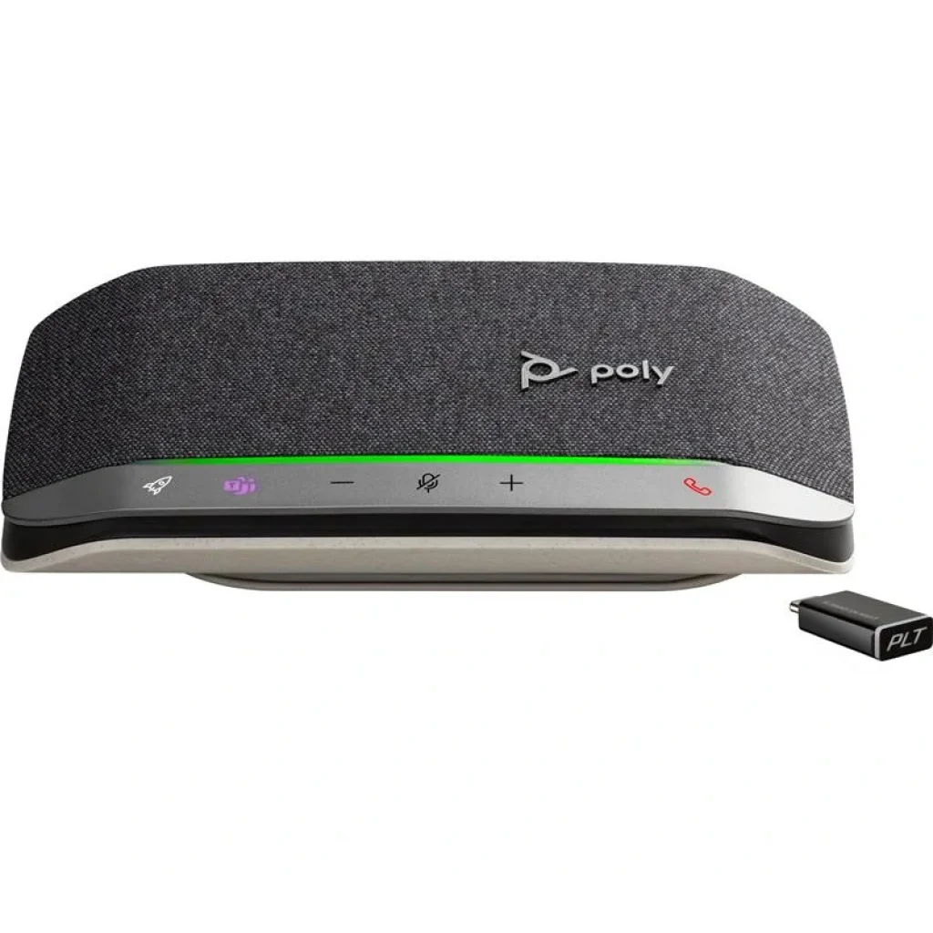 Спікерфон Poly Sync 20+ з адаптером BT700, сертифікат Microsoft Teams, USB-C, Bluetooth, сірий, 772D0AA UA