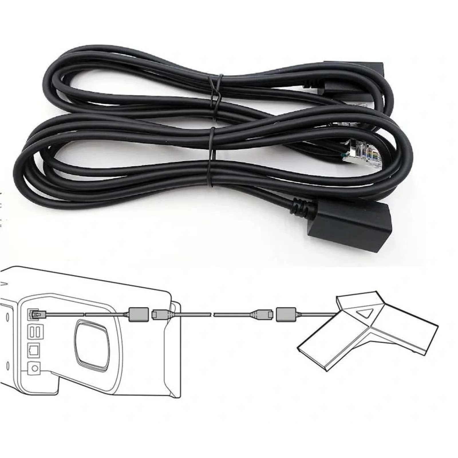 Комплект подовжувачів мікрофонного кабелю для систем Poly Studio X50/X52/X70/USB, RJ45, 2м, 875M4AA UA