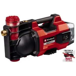 Насос відцентровий акумуляторний Einhell Professional AQUINNA 18/30 F LED, 18В, 3000л/год, вис. 28м, глиб. 6м, режими ECO/BOOST, 3.9кг (4180430) UA
