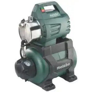Насосна станція Metabo HWW 4500/25 Inox, 1300Вт, 4.5куб/год, висота подачі 48м, всмоктування до 8м, ресивер 24л, 17.1кг (600972000) UA