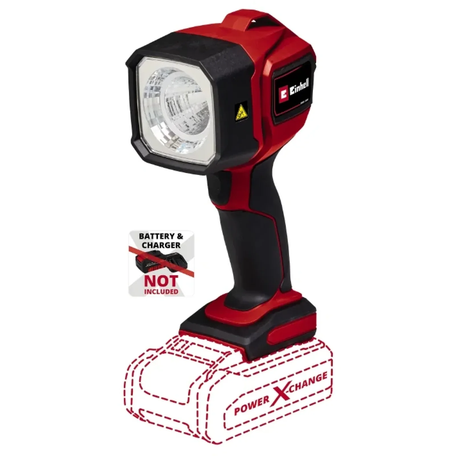 Ліхтар акумуляторний Einhell TC-CL 18/350 Li - Solo, PXC, 18В, 1 LED, 350лм, 7000К, 0.48кг (без АКБ і ЗП), 4514175 UA