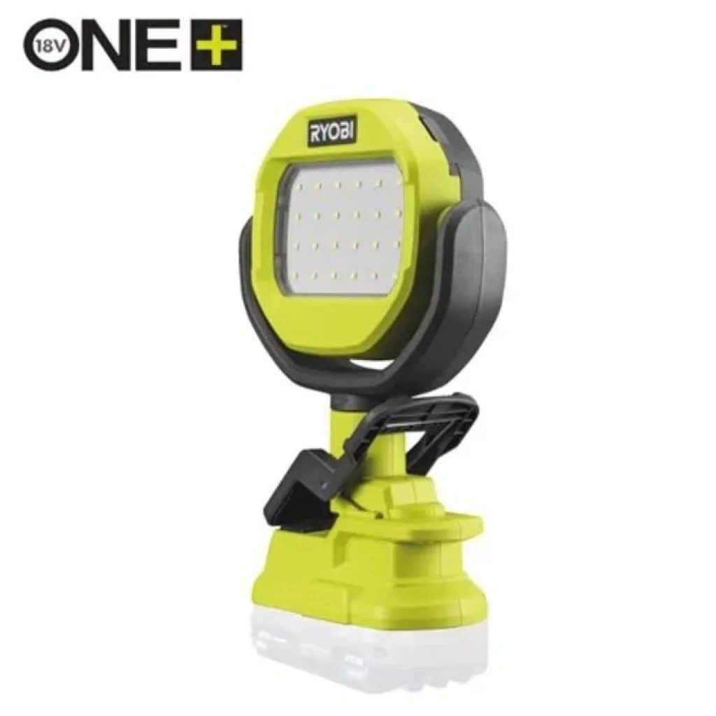 Ліхтар Ryobi RLCL18-0, 18В ONE+, 1000лм, з кліпсою та поворотноюголовою (без АКБ та ЗП), 5133005594 UA