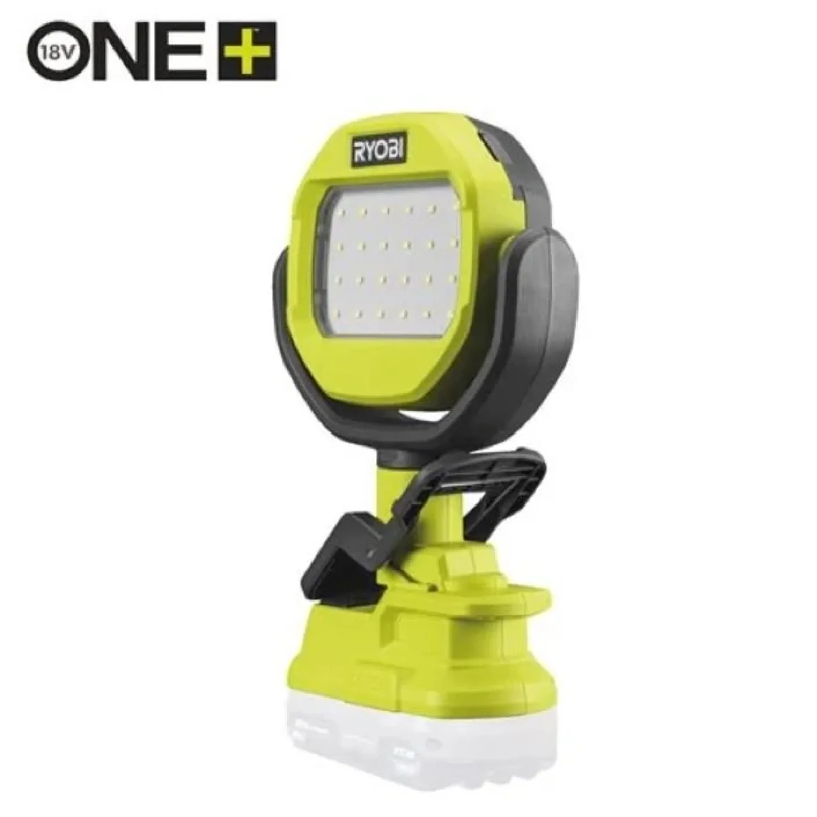 Ліхтар Ryobi RLCL18-0, 18В ONE+, 1000лм, з кліпсою та поворотноюголовою (без АКБ та ЗП), 5133005594 UA