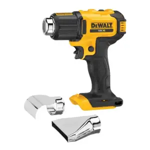 Фен будівельний акумуляторний DeWalt 18В 290-530°C 190л/хв 0.5кг без АКБ та ЗП (DCE530N) UA
