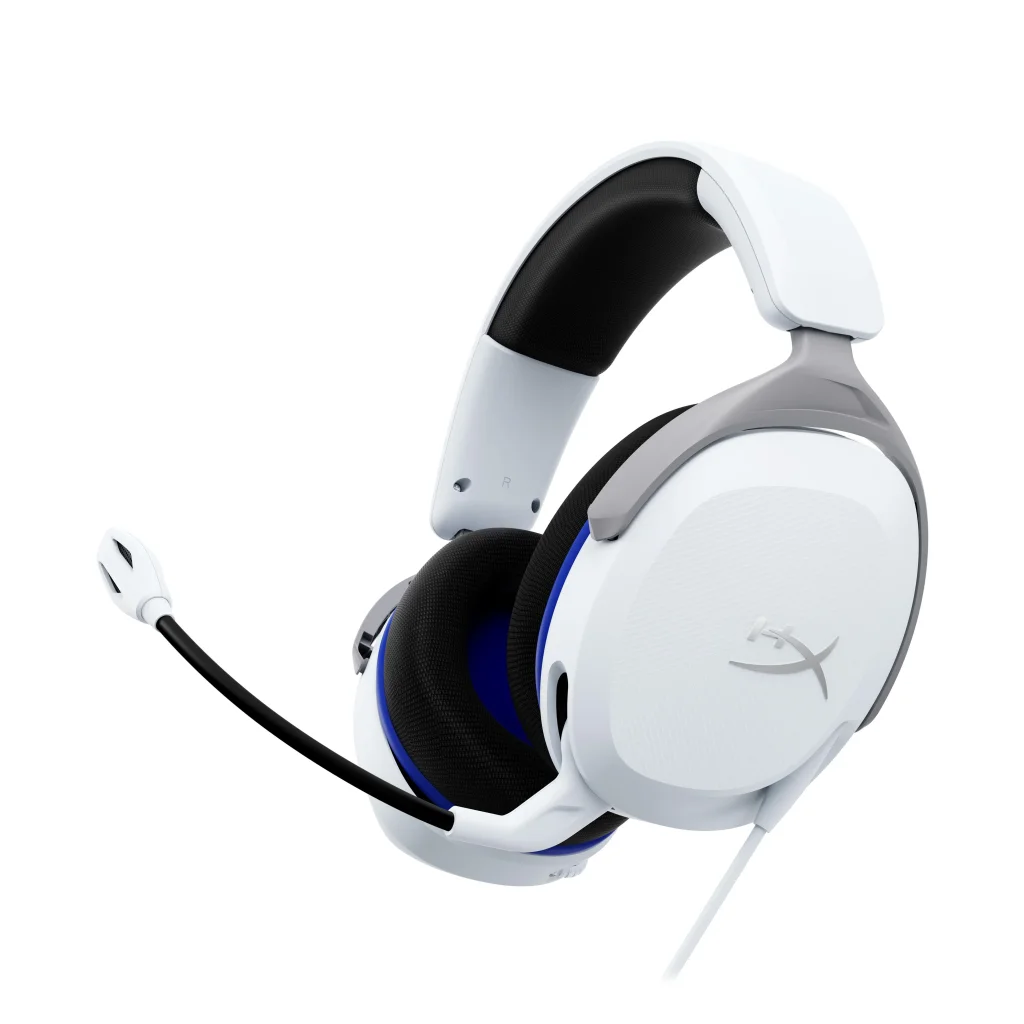 Гарнітура HyperX Cloud Stinger 2 Core PS5/PS4, mini-jack, біло-синій, 6H9B5AA UA