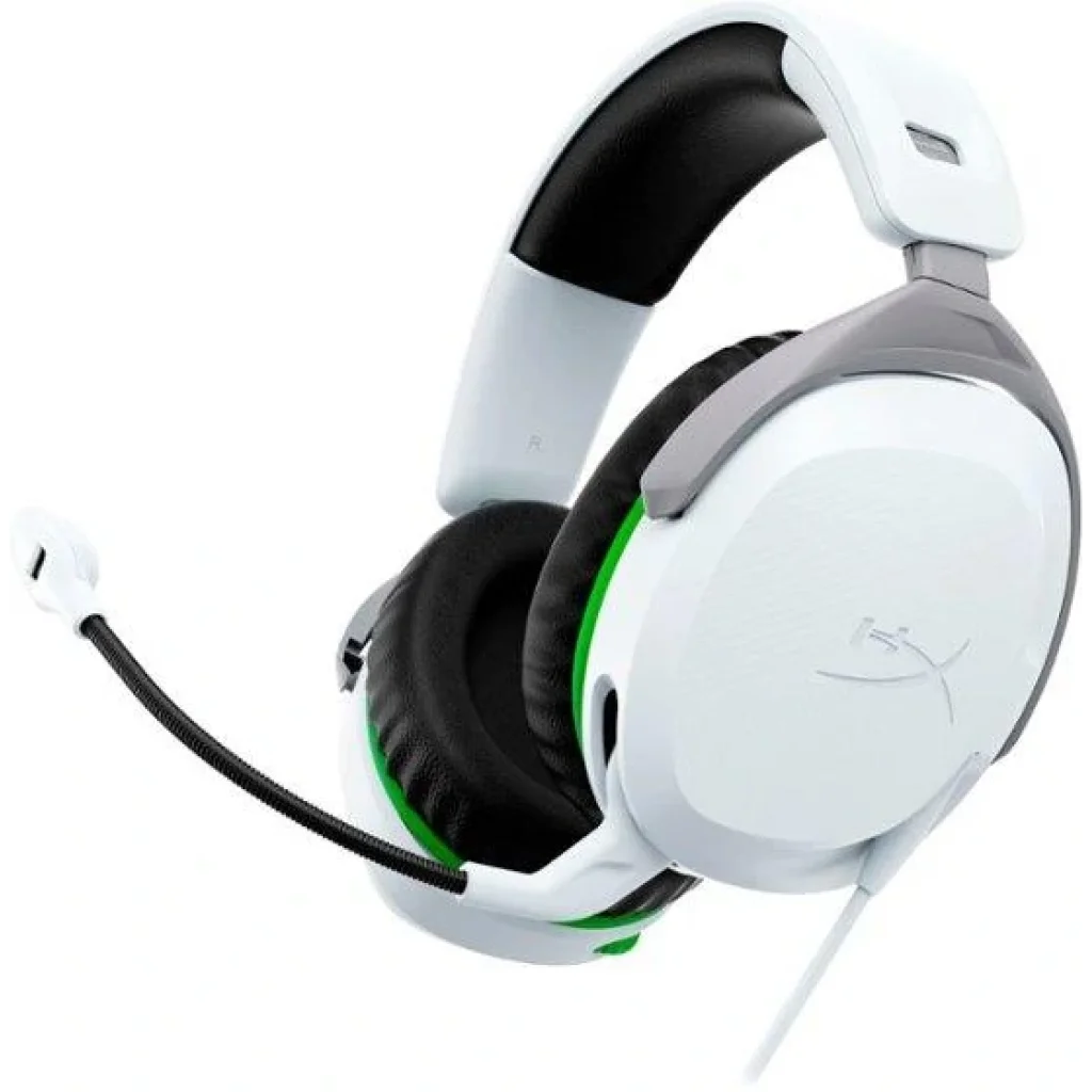 Гарнітура HyperX Cloud Stinger 2 Xbox, mini-jack, біло-зелений, 75X28AA UA