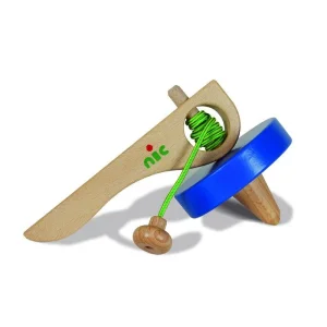 Гра nic дерев'яна Юла синя NIC1583 UA