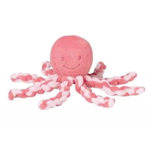 М'яка іграшка Nattou Lapiduo Octopus Кораловий, 878715 UA