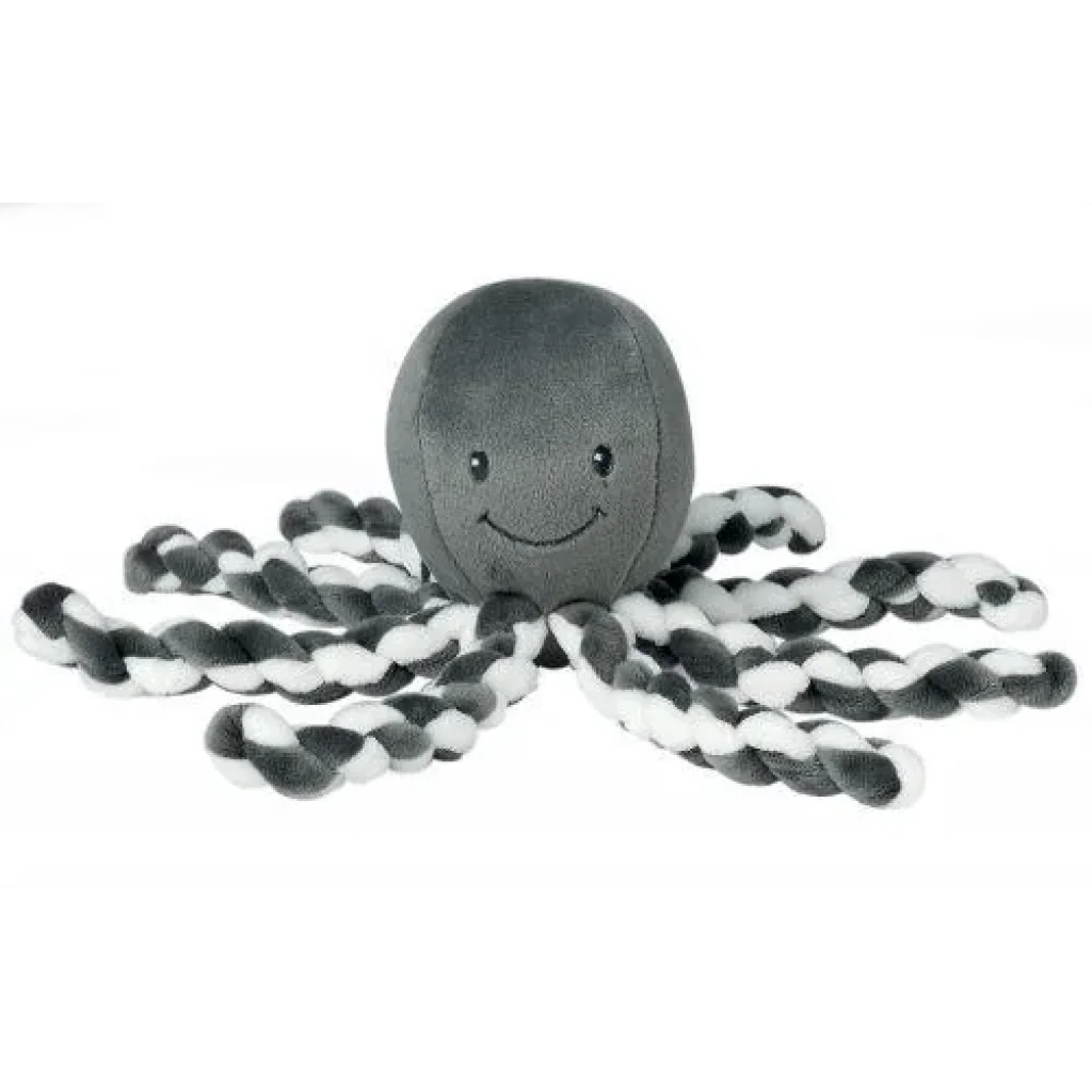 Nattou М'яка іграшка Lapiduo Octopus Сірий 878739 UA