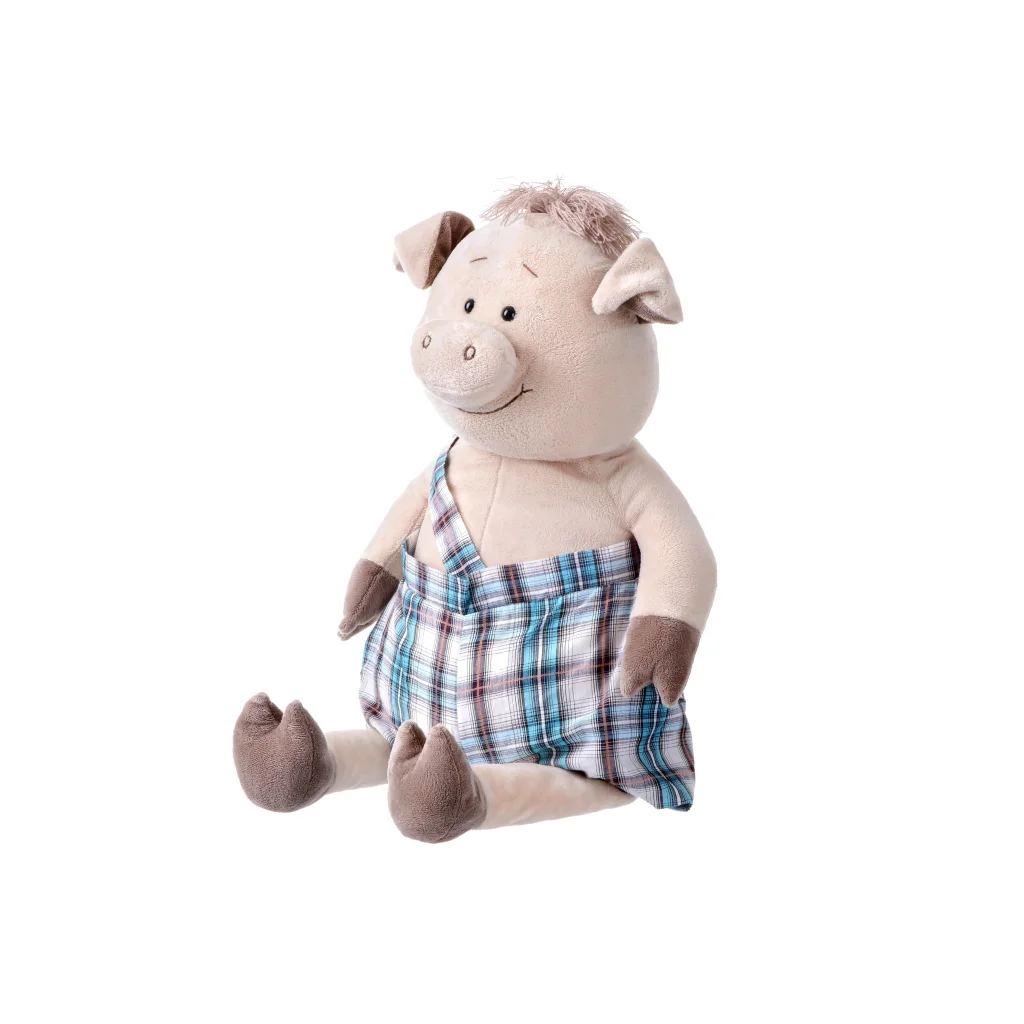М'яка іграшка Same Toy Порося в комбінезоні 60 см, THT705 UA
