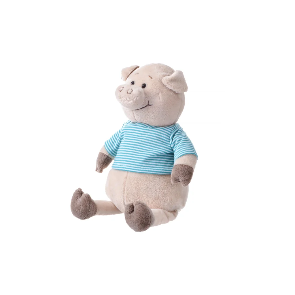 Мягкая игрушка Same Toy Свинка в тельняшке (голубой) 35см THT715 UA