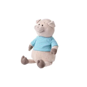 Мягкая игрушка Same Toy Свинка в тельняшке (голубой) 35см THT715 UA