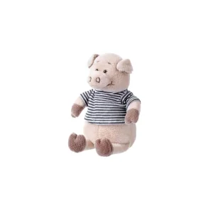 Мягкая игрушка Same Toy Свинка в тельняшкее (черный) 18см THT716 UA