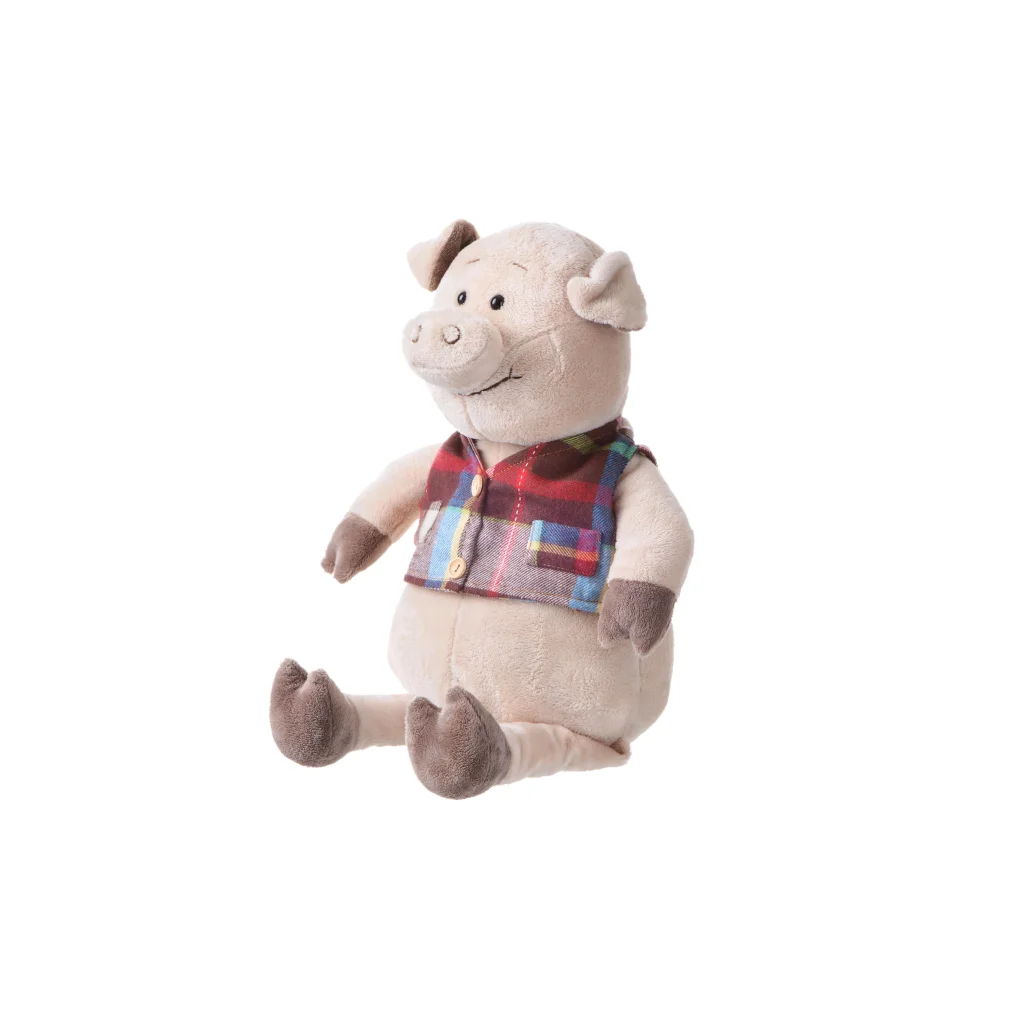 Мягкая игрушка Same Toy Свинка в жилетке 45см THT722 UA