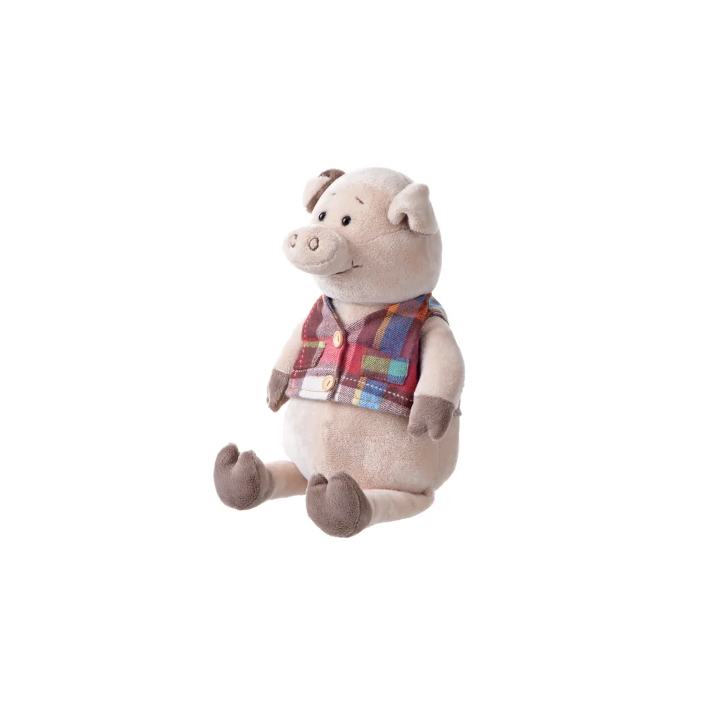 Мягкая игрушка Same Toy Свинка в жилетке 35см THT723 UA