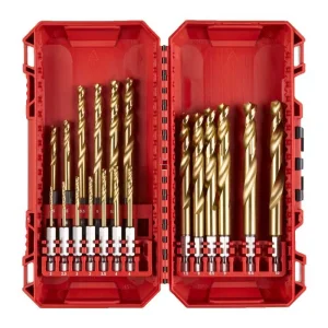Набір свердел по металу Milwaukee RedHEX Shockwave HSS-TiN, 19шт, 2-10мм, кейс (4932493866) UA