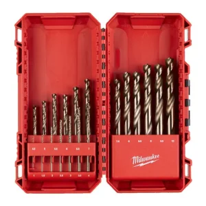 Набір свердел по металу Milwaukee HSS-Co, 19 шт, 1-10мм, кейс (4932493867) UA