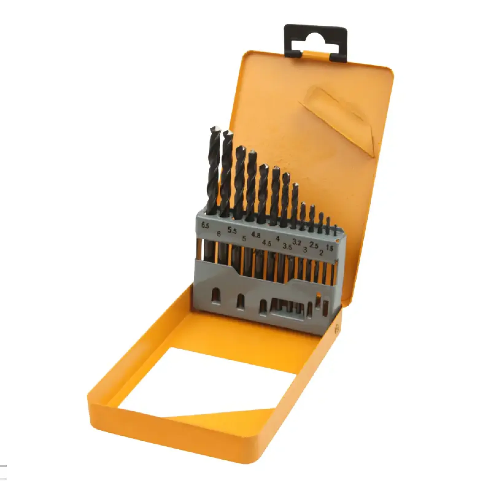 Набір свердел по металу Tolsen HSS, 13шт, 1.5-6.5мм, кейс (75080) UA