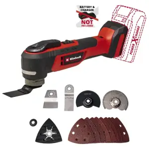 Багатофункціональний інструмент акумуляторний Einhell Professional TP-MG 18 Li BL - Solo PXC 18В 11000-20000кол/хв кут коливань 3.2° 1.08кг без АКБ та ЗП (4465190) UA