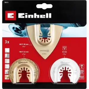 Набір насадок для реноватору Einhell для плитки 3шт (708113) UA