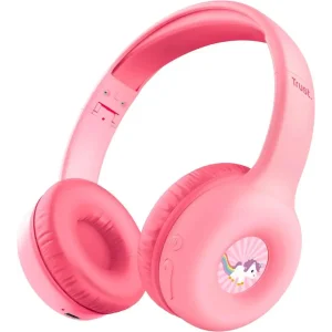 Навушники On-ear Trust Nouna Kids, Wireless, Mic, Рожевий, 25274_TRUST UA