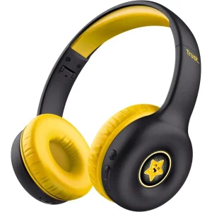 Навушники On-ear Trust Nouna Kids, Wireless, Mic, Чорний, 25405_TRUST UA