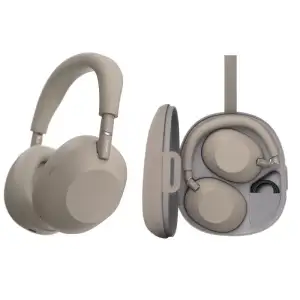 Навушники Over-ear Sony WH-1000XM6 BT 5.3, ANC, Hi-Res, AAC, LDAC, LC3, Wireless, Mic, Пісочний (WH1000XM6T.E) UA