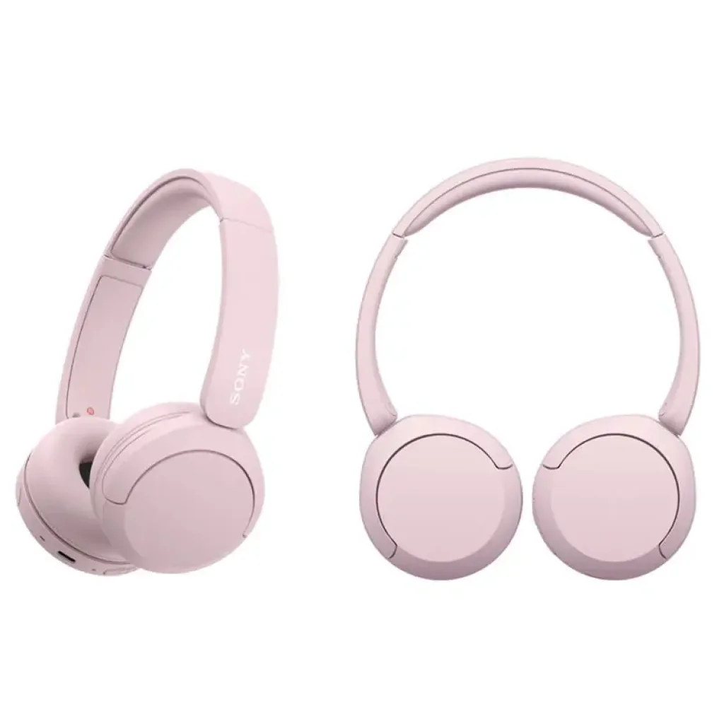 Навушники On-ear Sony WH-CH520 BT 5.2, SBC, AAC, Wireless, Mic, Рожевий (WHCH520P.CE7) UA