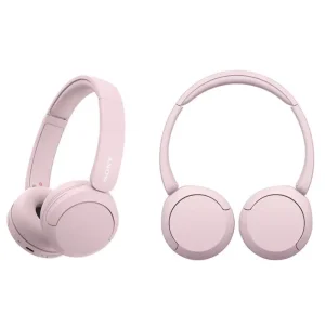 Навушники On-ear Sony WH-CH520 BT 5.2, SBC, AAC, Wireless, Mic, Рожевий (WHCH520P.CE7) UA