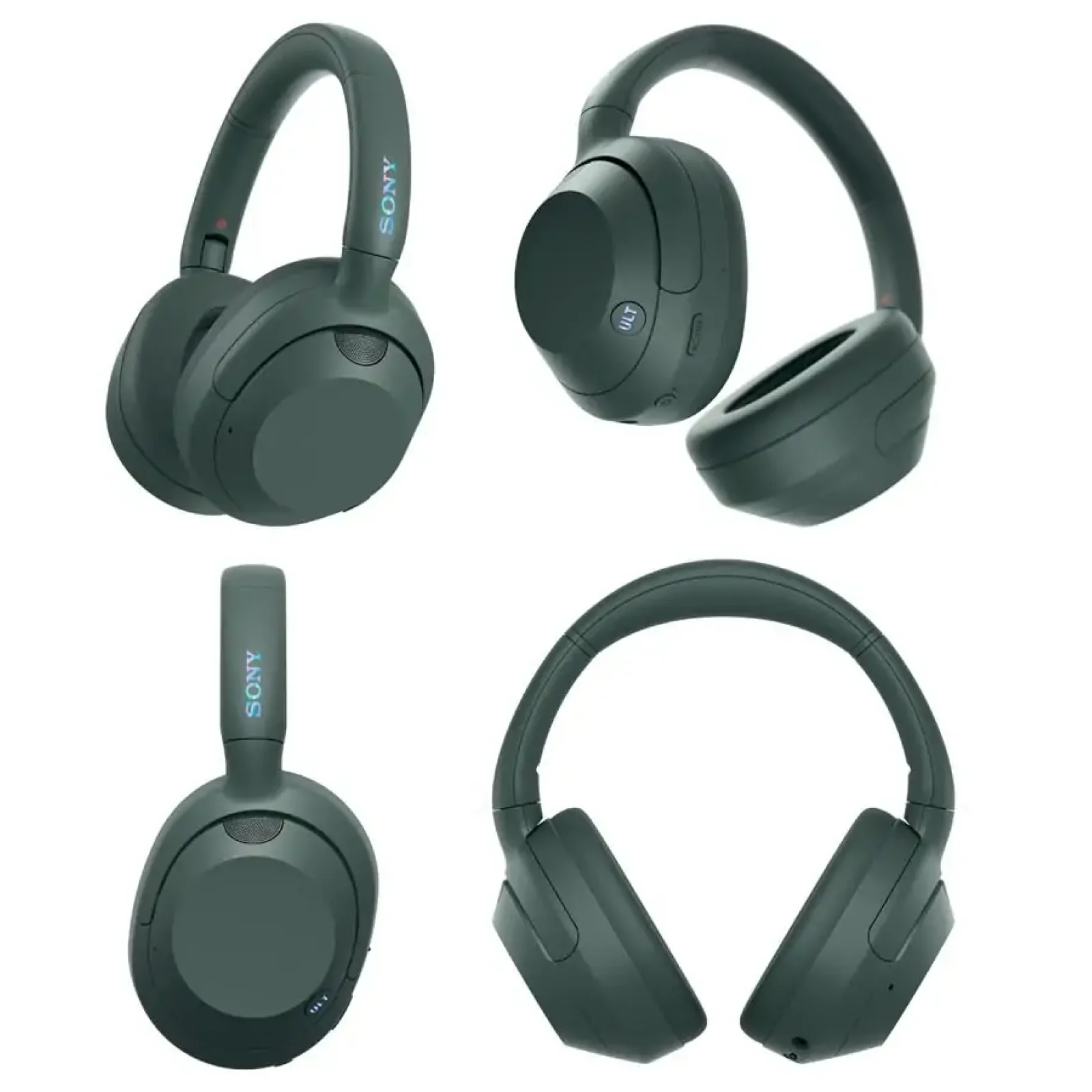 Навушники Over-ear Sony ULT WEAR BT 5.2, ANC, AAC, LDAC, Wireless, Mic, Green (WHULT900NH.CE7) UA