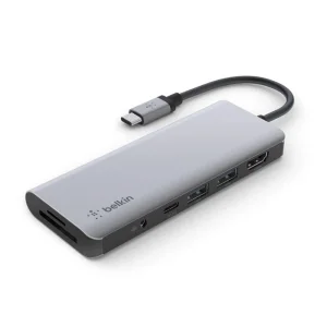 Хаб Belkin USB-C 7в1 Multiport, AVC009BTSGY UA