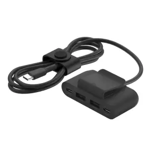 Хаб Belkin USB-C > 2хUSB-C/2хUSB-A, 2м, чорний, BUZ001BT2MBKB7 UA