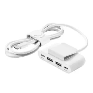Хаб Belkin USB-C > 2хUSB-C/2хUSB-A, 2м, білий, BUZ001BT2MWHB7 UA