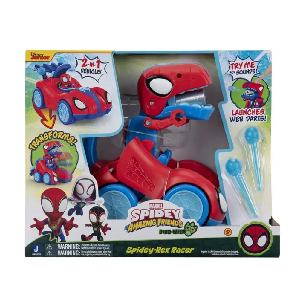 Машинка-трансформер Spidey Feature Vehicle Спайді-Рекс (Spidey-Rex Racer) (SNF0270) UA