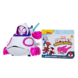 Машинка Spidey Little Vehicle Web Dart Zoomers Привид-павук (Ghost-Spider) (SNF0289) UA
