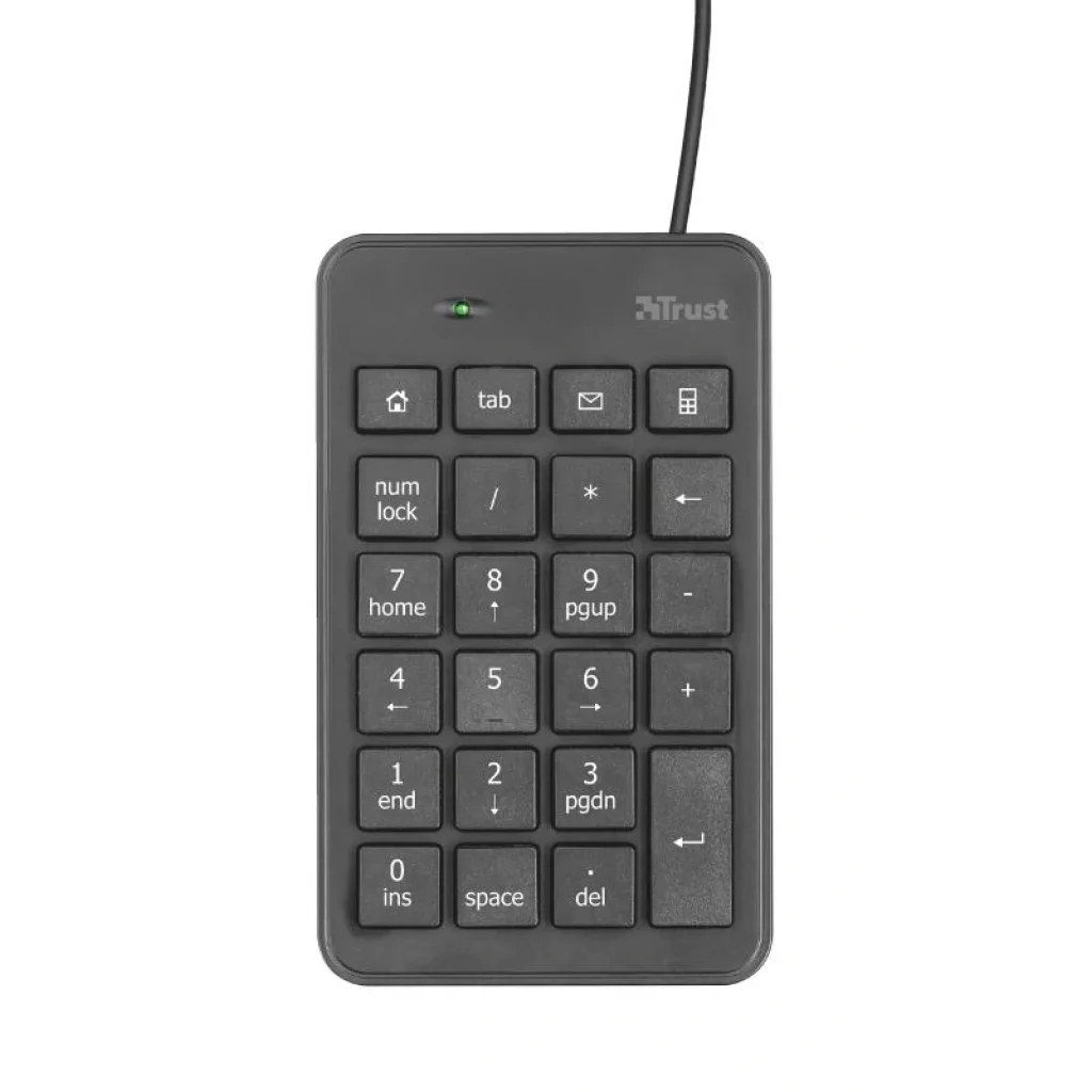 Клавіатура числова Trust Xalas USB Numeric Keypad BLACK, 22221_TRUST UA