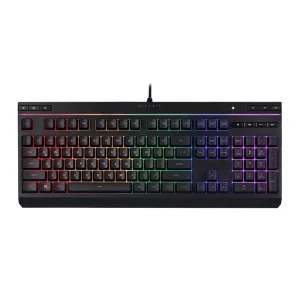 Клавіатура мембранна HyperX Alloy Core, 114key, USB-A, ENG/UA, RGB, чорний, 4P4F5AA UA