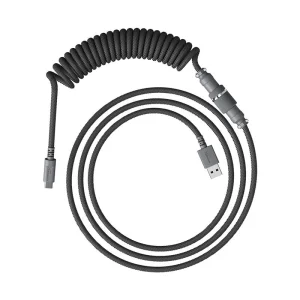 Кабель HyperX USB-A - USB-C спіральний, 1.37м Grey, 6J678AA UA